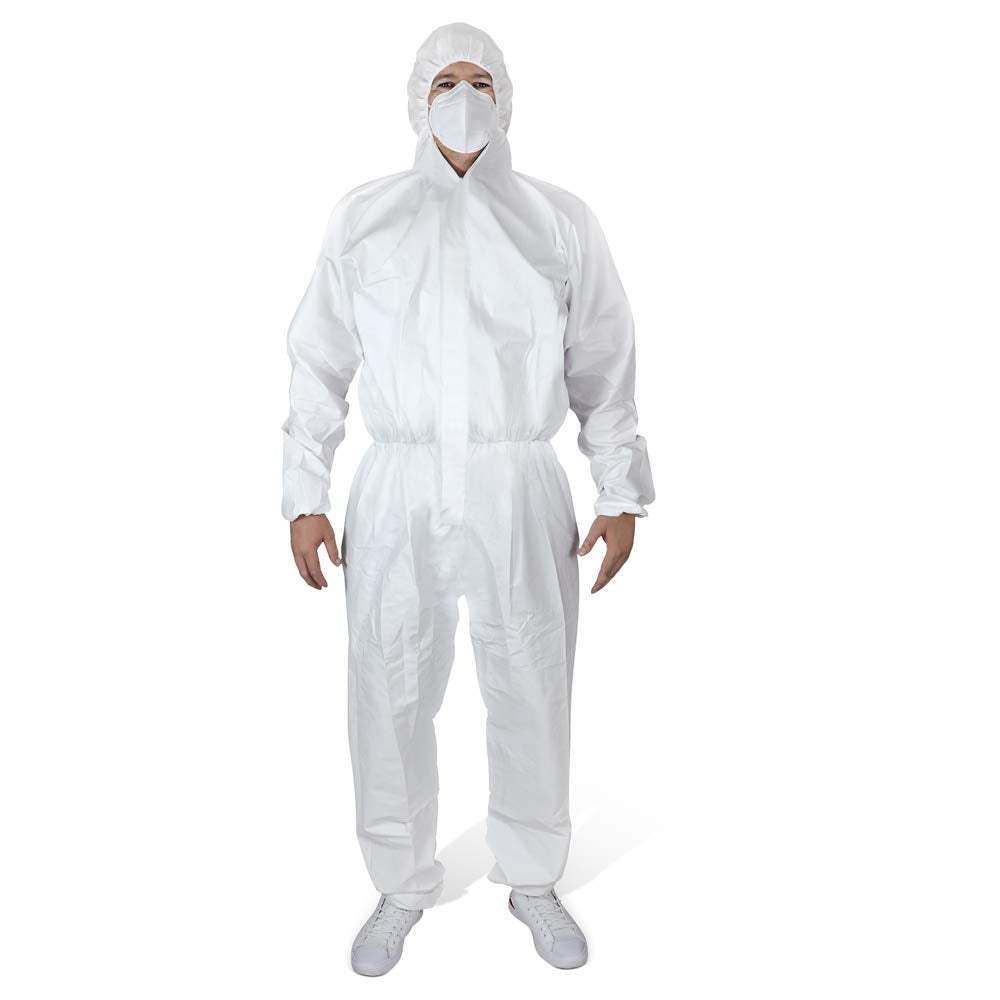 Laboratory Hooded Suit Clothing Safety Coverall Clean Room Washable | eBay
